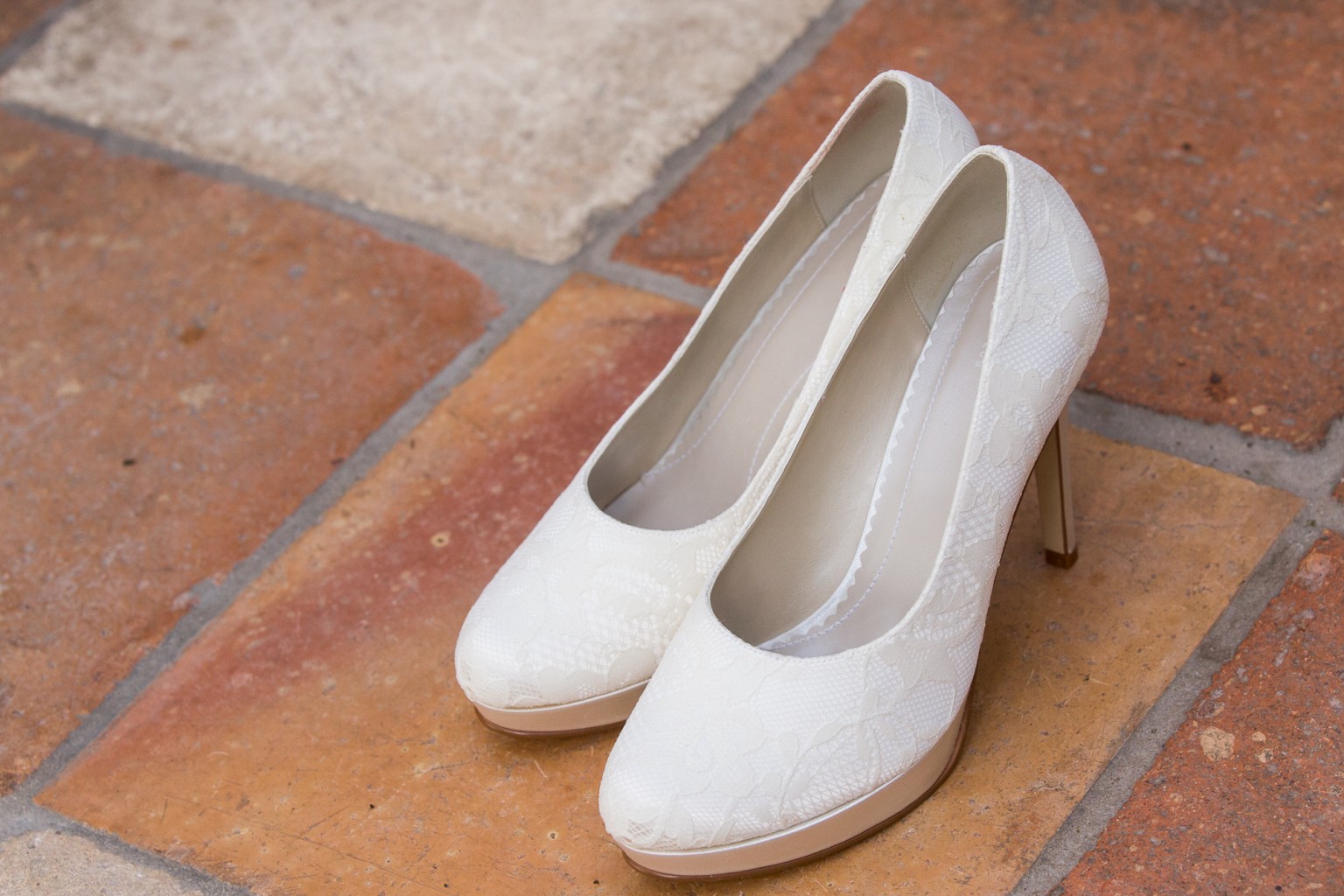 Schoenen van een bruid
