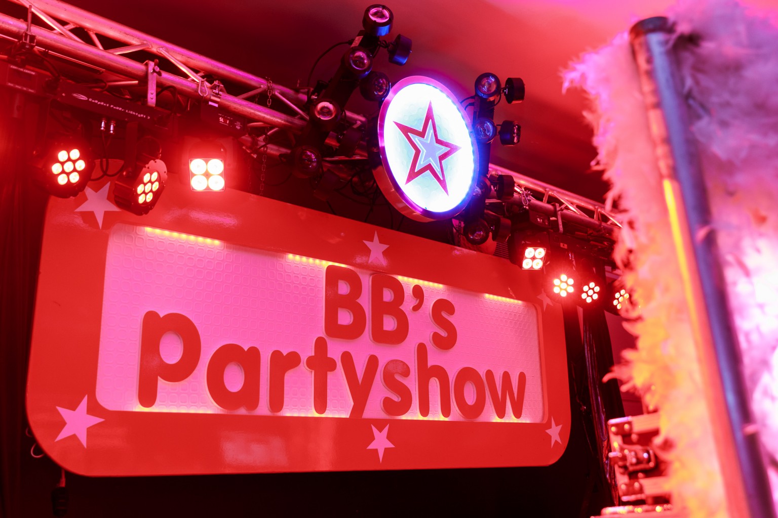 BB's Party Show op een bruiloft